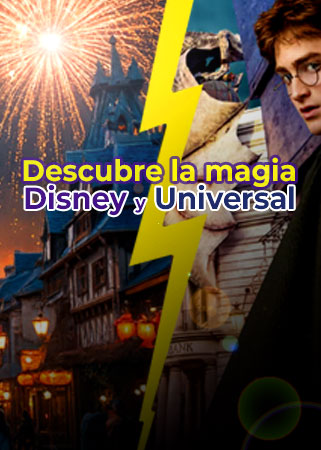 paquetes de vacaciones a Diney y Universal studio