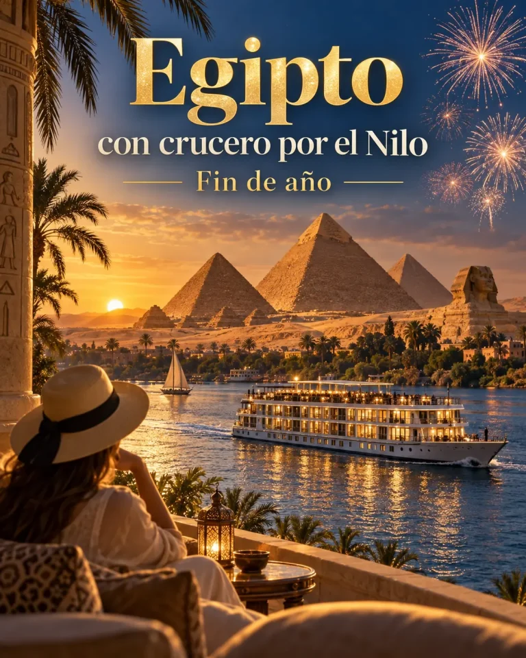 Tour Egipto con crucero por el Nilo fin de ano 2026